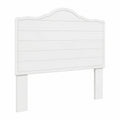 Testiera Moderna in Legno Bianco, Design Rettangolare per Camera da Letto