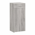 Mobile Alto in Legno Grigio Sonoma per Soggiorno e Camera, Design Moderno