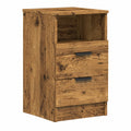 Comodino in Legno Multistrato 40x36x65 cm per Camera da Letto